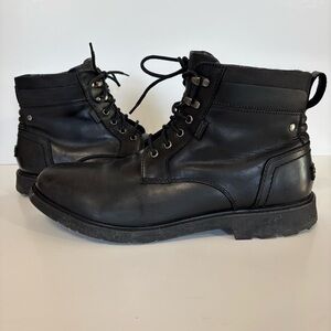 Nunn Bush Black Leather Men's Boots
